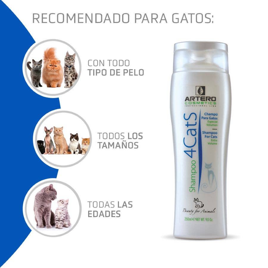 Artero 4Cats Sampon pentru Pisici 250 ml