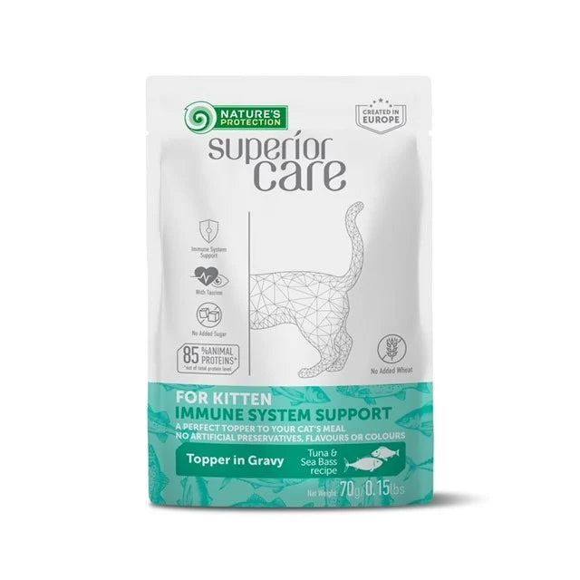 Superior Care Kitten Topper cu Ton si Biban, 70 g