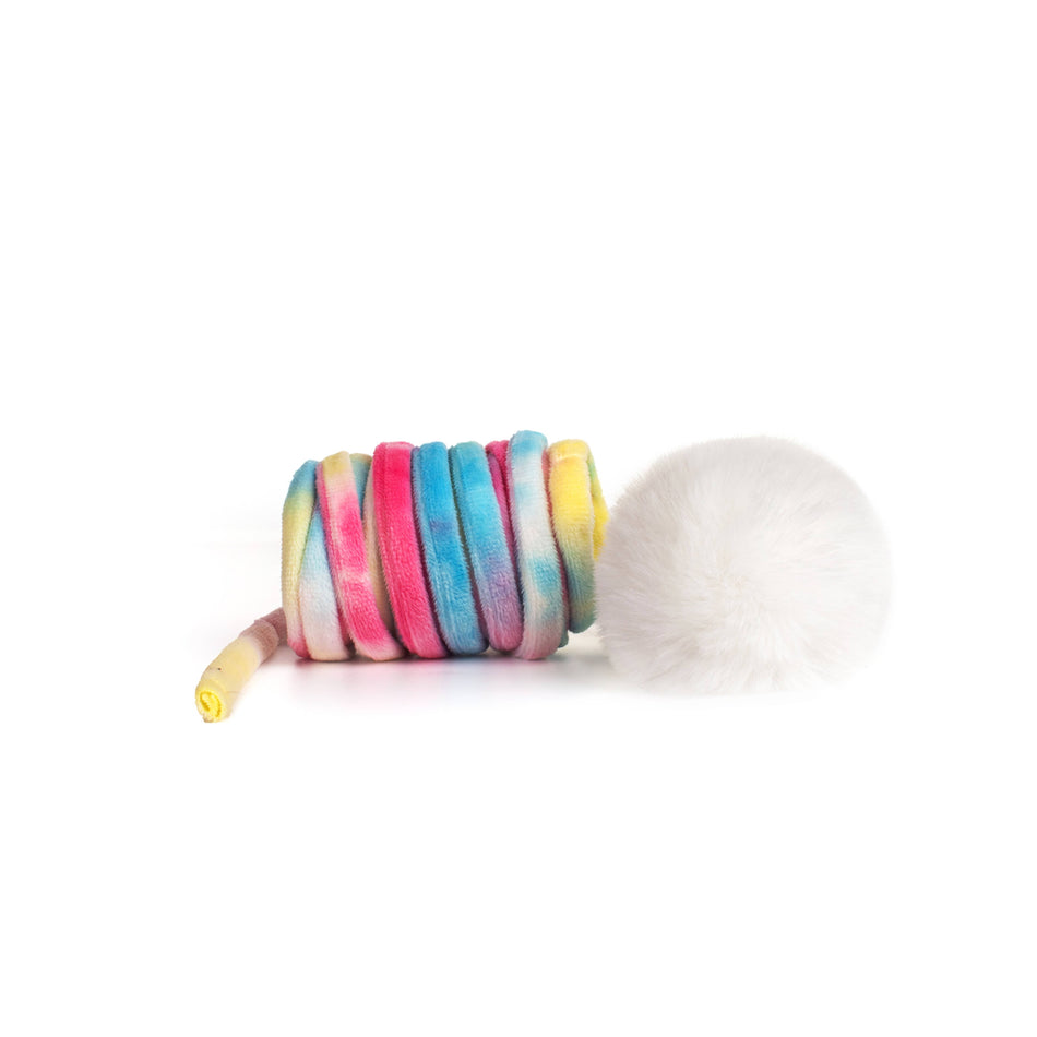 Zee.Cat Rainbow Fuzz Bunny jucarie interactiva pentru pisici