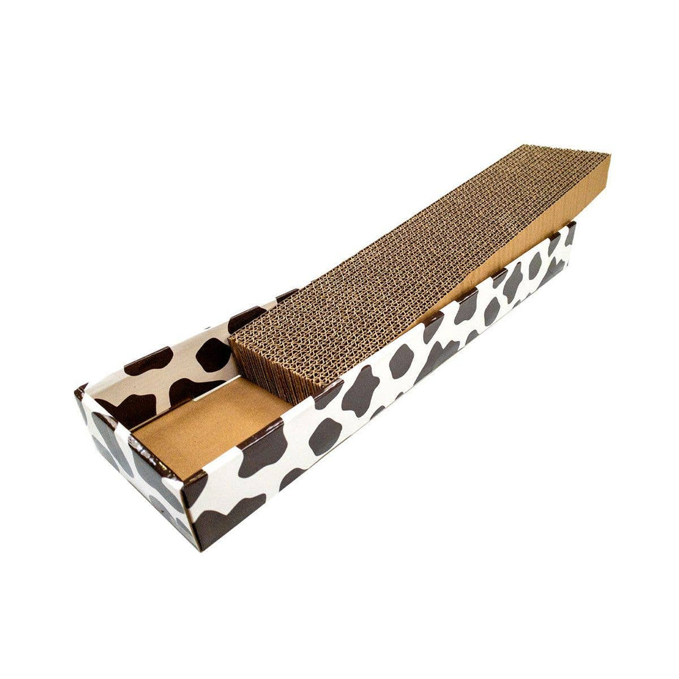 Croci Animalier Leopard placa de zgariat din carton pentru pisici, 48 x 12.5 x 5 cm