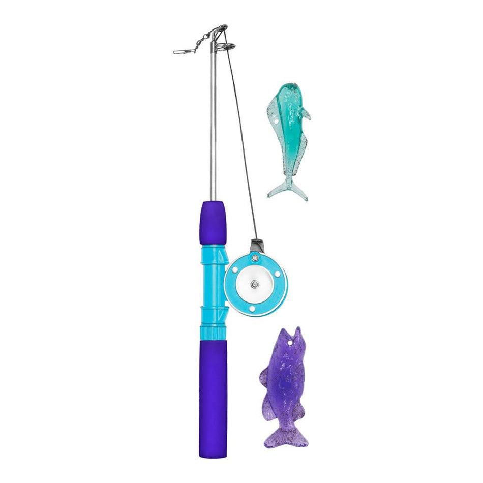 Nala Gone Fishin' Rod and Reel undita cu mulineta, catnip si silvervine pentru pisici