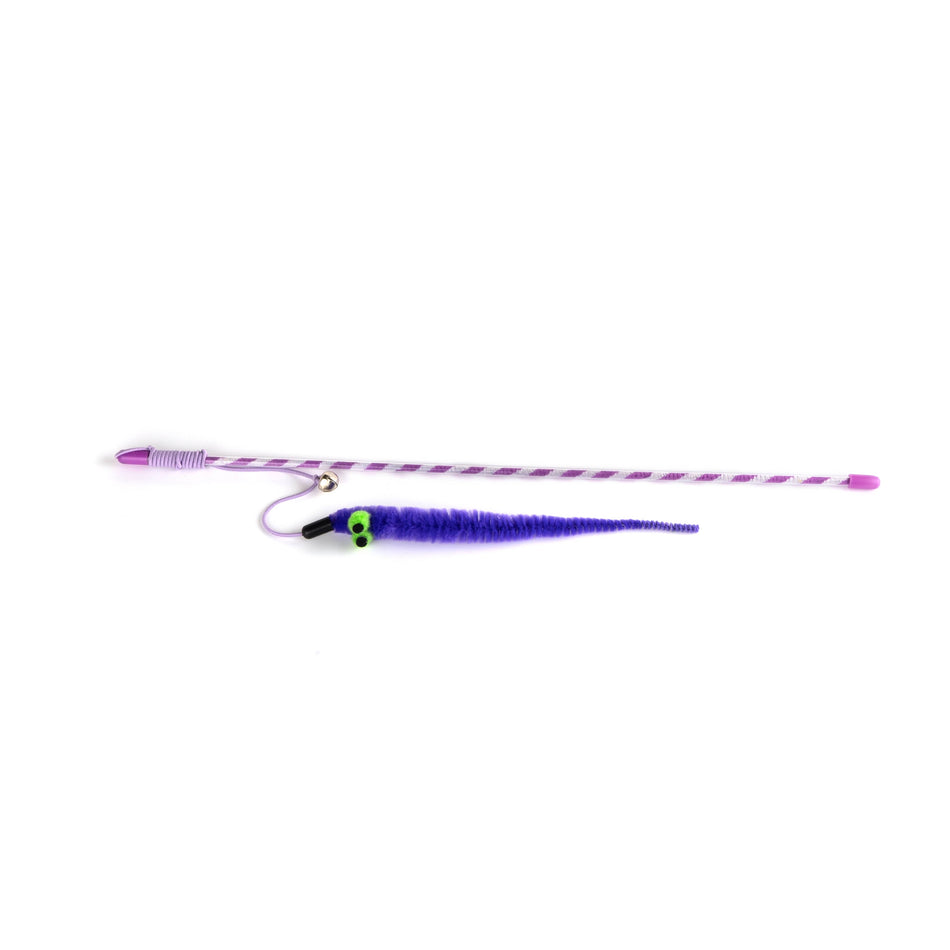 Zee.Cat Fuzz Stick Crazy Worm bagheta pentru pisici