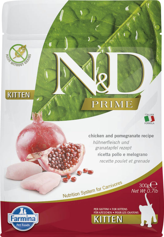 N&D Prime hrana uscata pentru pisoi, cu pui, 300 g
