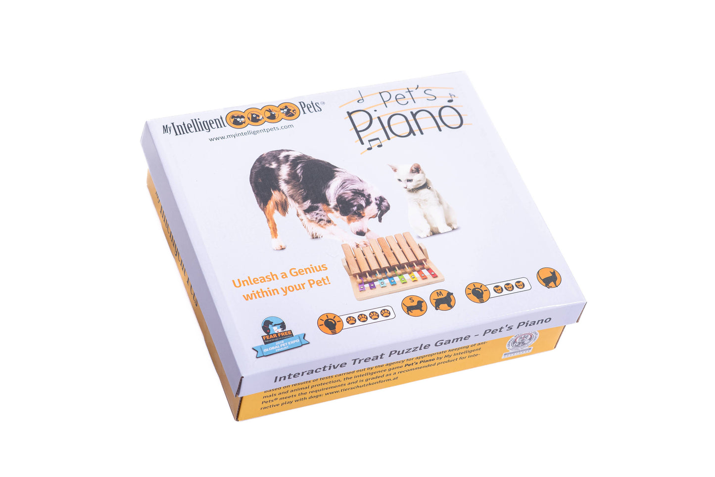My Intelligent Pets puzzle interactiv pentru pisici, Piano
