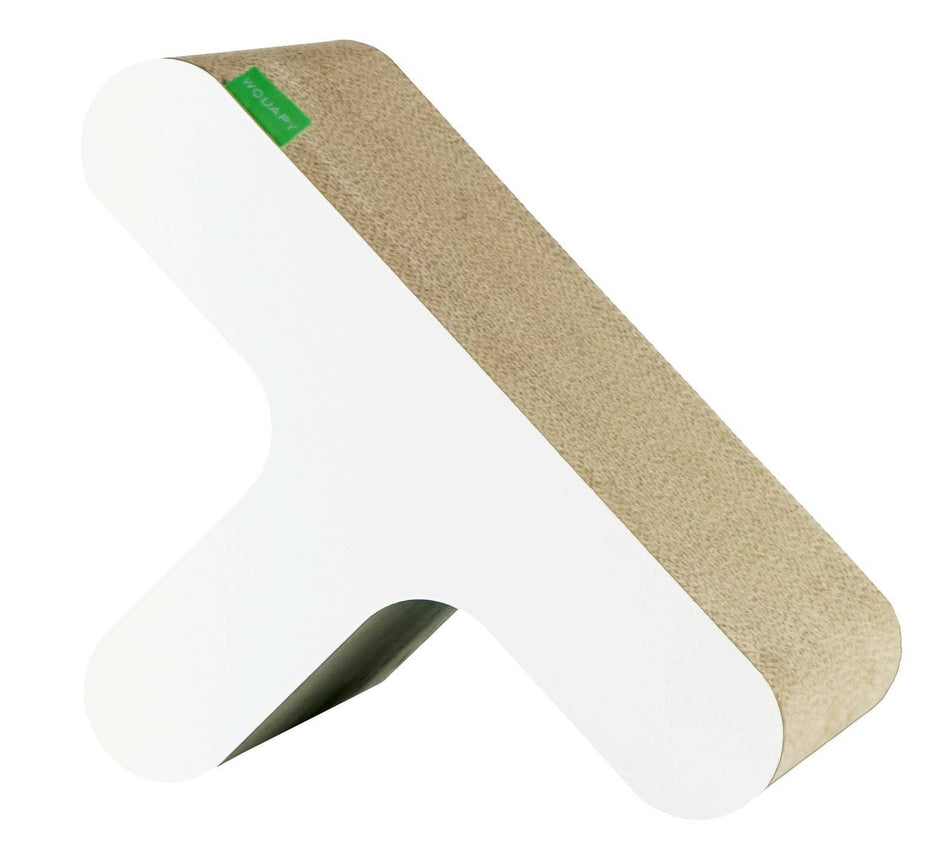 Wouapy Cacta ansamblu de zgariat din carton pentru pisici, 43 x 26 x 25 cm