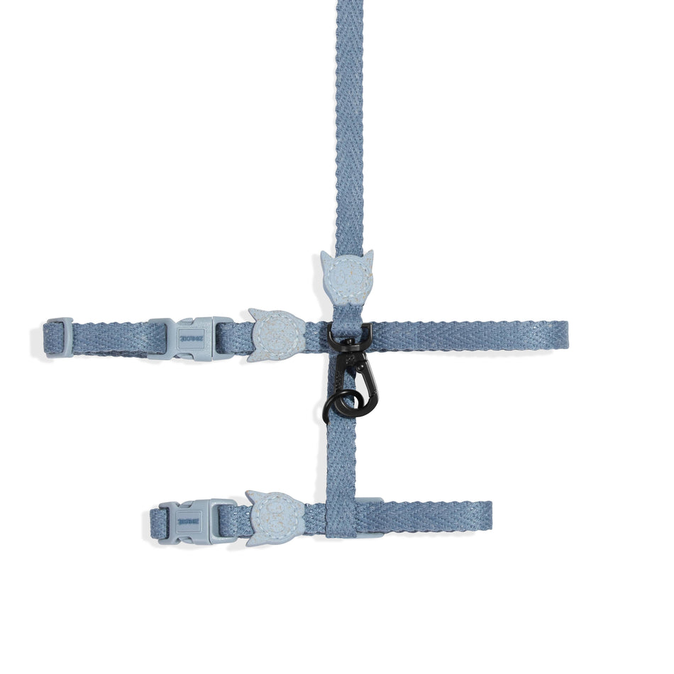 Zee.Cat Naturals 2.0 Marine set ham si lesa pentru pisici, gat 20-30 cm, piept 26-41 cm
