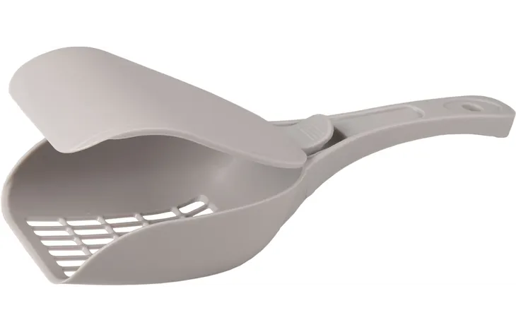 Flamingo Lido lopatica pentru litiera cu capac, gri, 26 cm