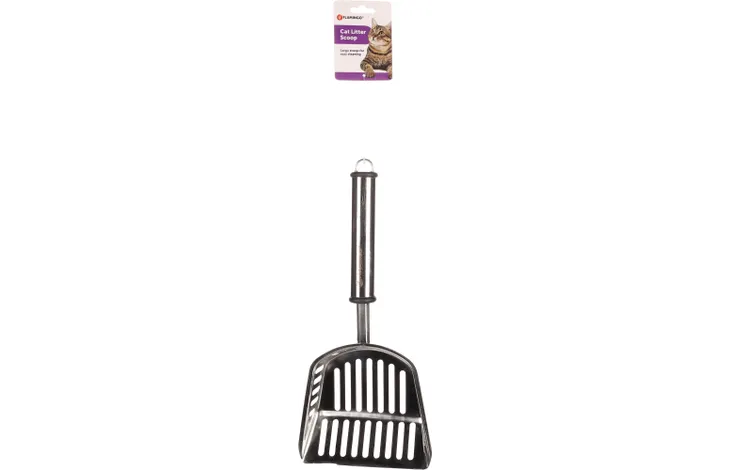 Flamingo Ian lopatica din inox pentru litiera, 31.5 cm