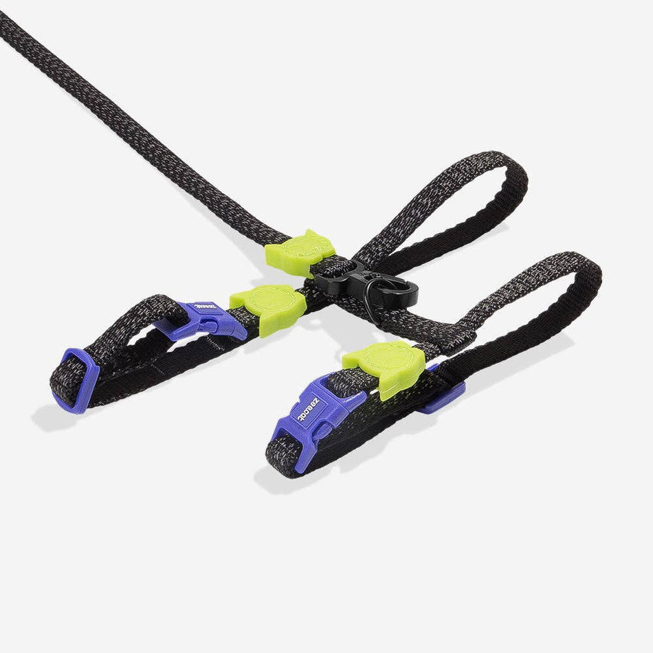 Zee.Cat Nox set ham si lesa pentru pisici, gat 20-30 cm, piept 26-41 cm