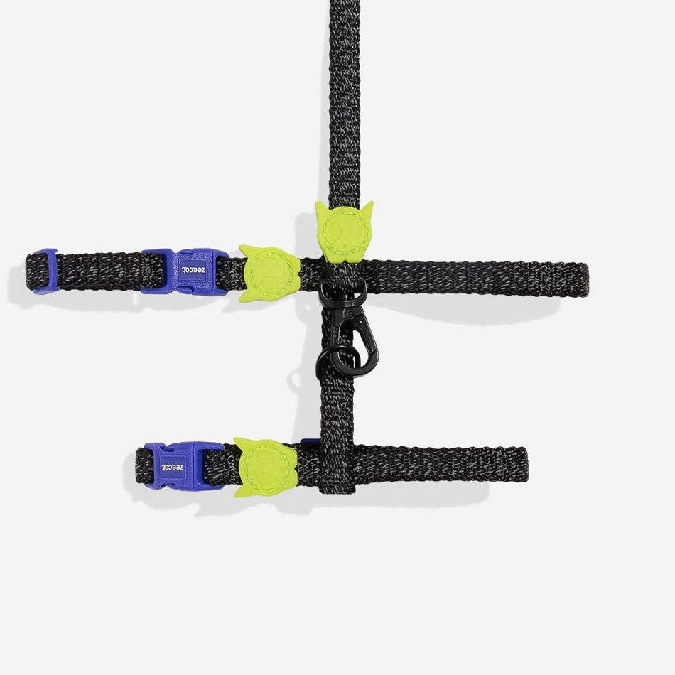 Zee.Cat Nox set ham si lesa pentru pisici, gat 20-30 cm, piept 26-41 cm