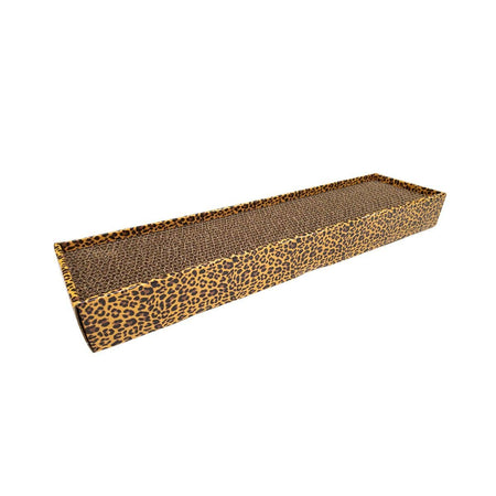 Croci Animalier Leopard placa de zgariat din carton pentru pisici, 48 x 12.5 x 5 cm