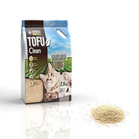 Croci Tofu Clean nisip vegetal pentru pisici, Crosses