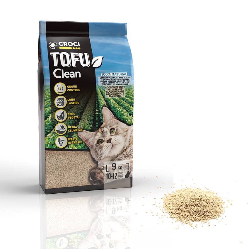 Croci Tofu Clean nisip vegetal pentru pisici, Crosses