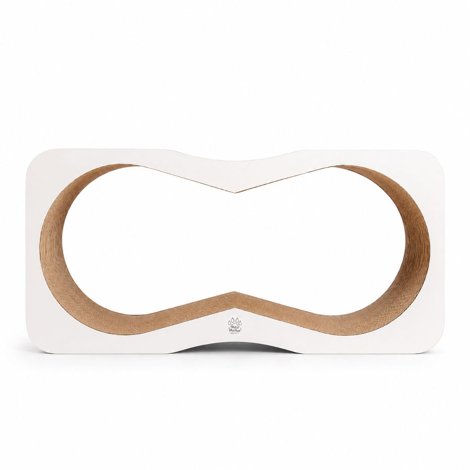MurMarket Dream XL scratcher din carton ondulat pentru pisici, 77 x 37 x 25 cm