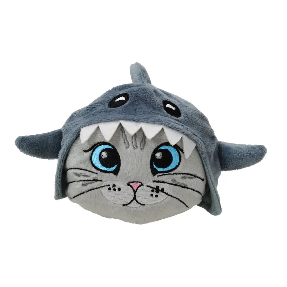 Nala Catnip in Shark Hat jucarie de plus cu catnip pentru pisici