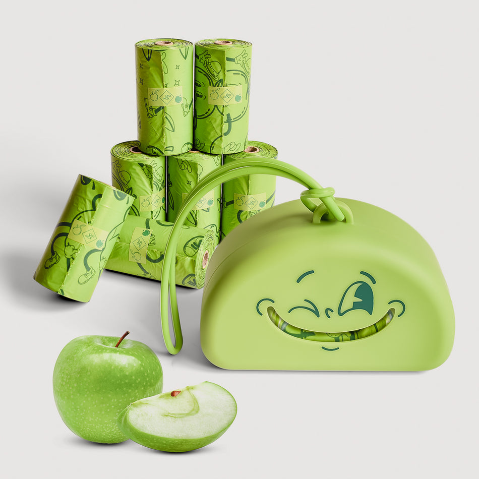 Ne&No dispenser cu 105 pungi igienice parfumate, Apple