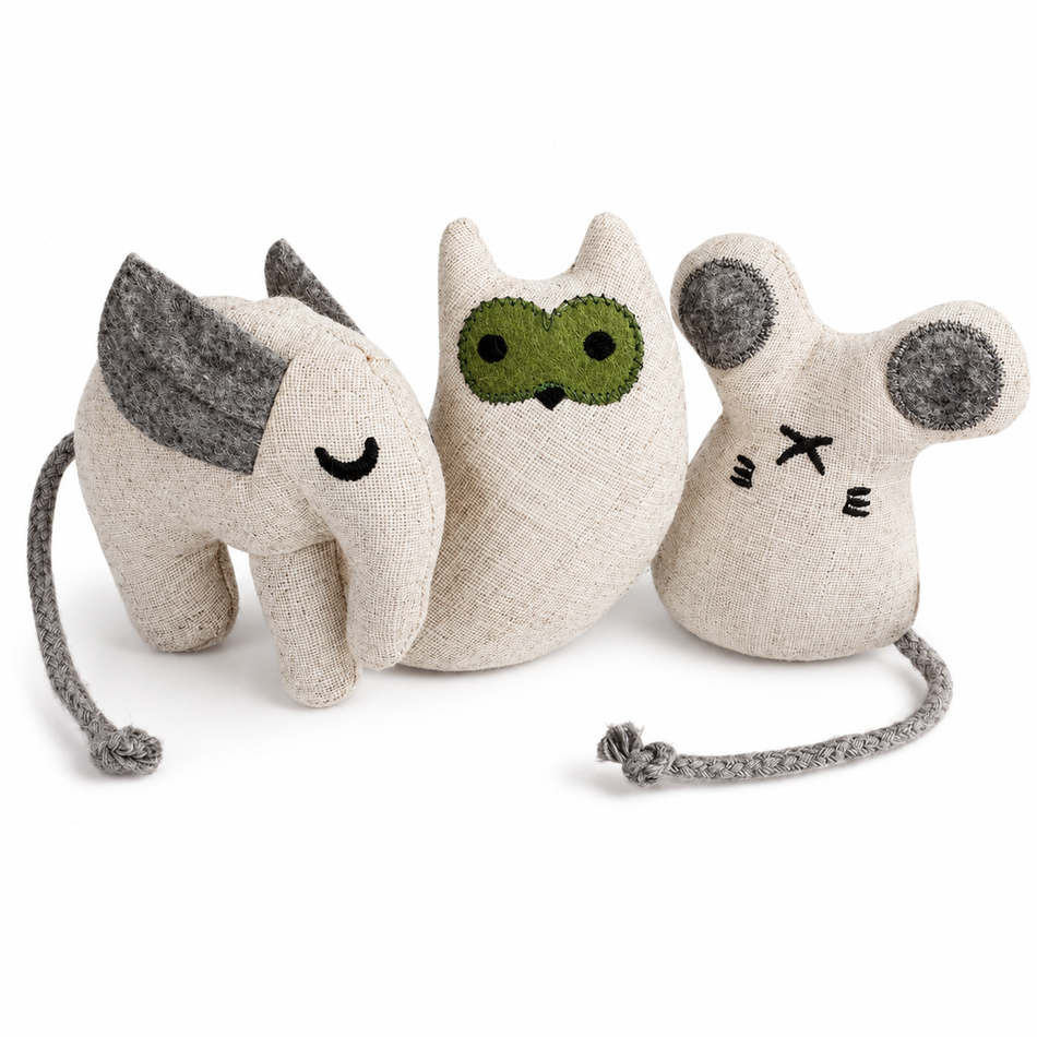 Ne&no jucarii pentru pisici cu catnip, set 3 piese cu rezerve