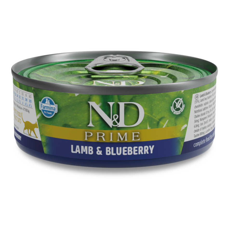 N&D Prime hrana umeda cu miel si afine pentru pisici, 70 g