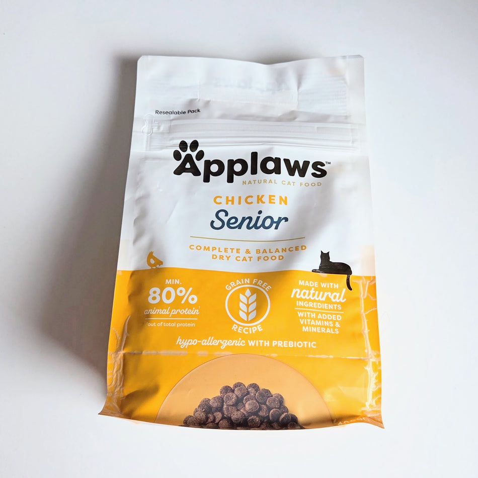 Applaws hrana uscata pentru pisici senior, cu pui, 400 g