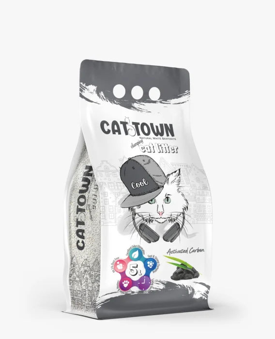 Asternut Igienic Cat Town Carbon Activ pentru Pisici, 5L