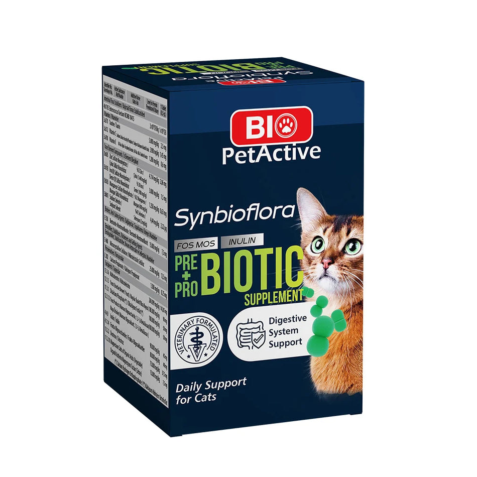 Bio PetActive Synbioflora Pre&Probiotics pentru Pisici 60 tablete