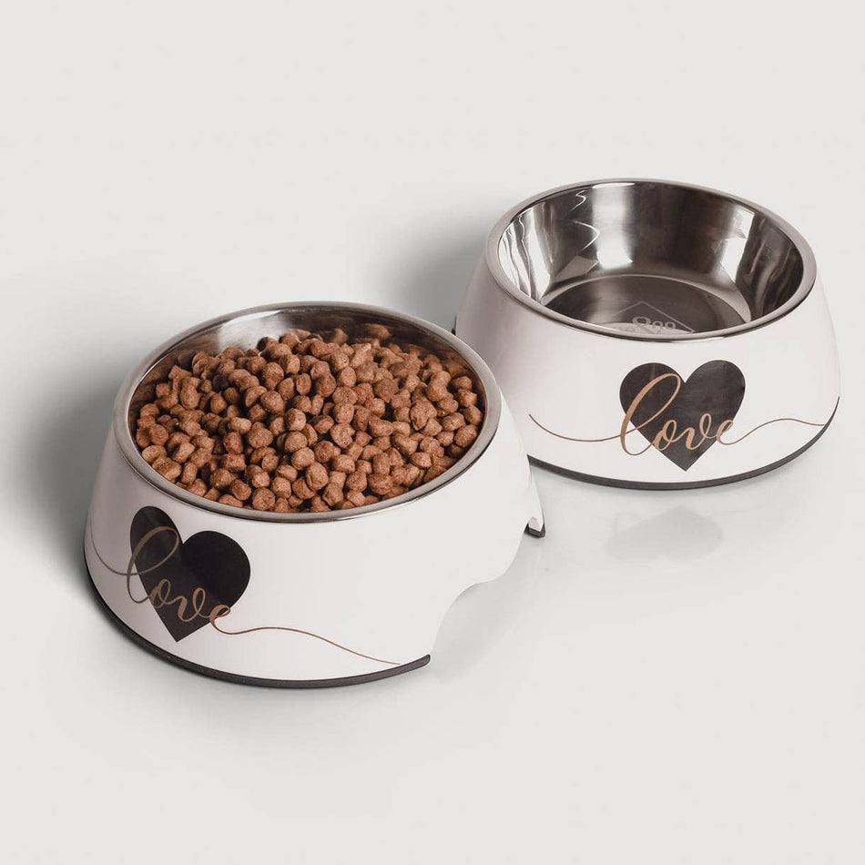 Ne&No Love set 2 boluri pentru pisici, 160 ml sau 350 ml