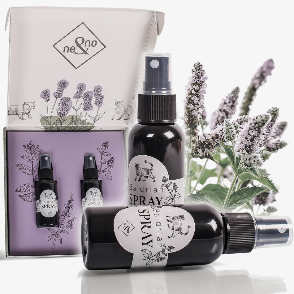 Ne&no spray cu valeriana pentru pisici, set 2 bucati in cutie cadou