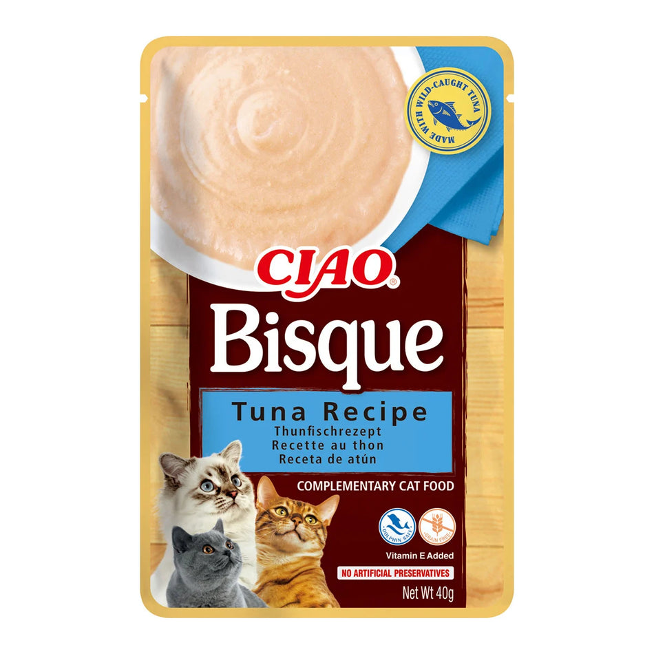 Ciao Churu Bisque cu ton pentru pisici, 40 g