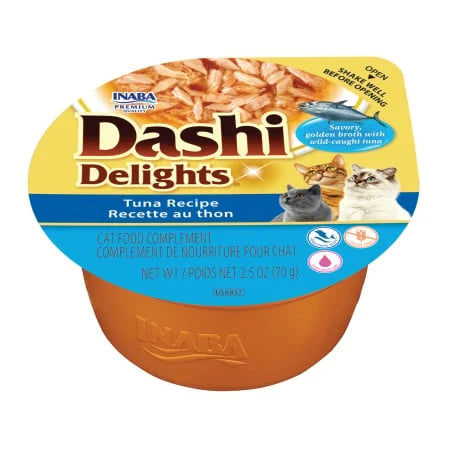 Ciao Dashi Delights pentru pisici, ton, 70 g | Inaba