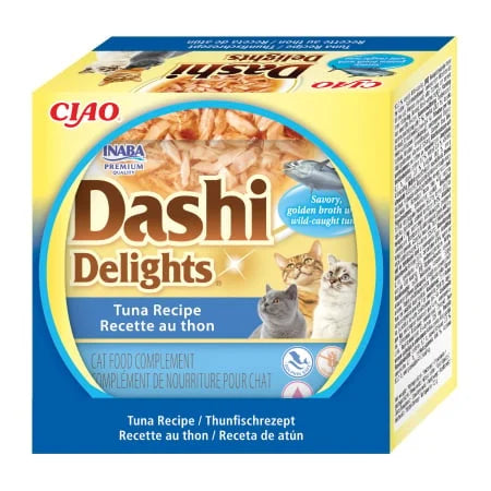 Ciao Dashi Delights pentru pisici, ton, 70 g | Inaba