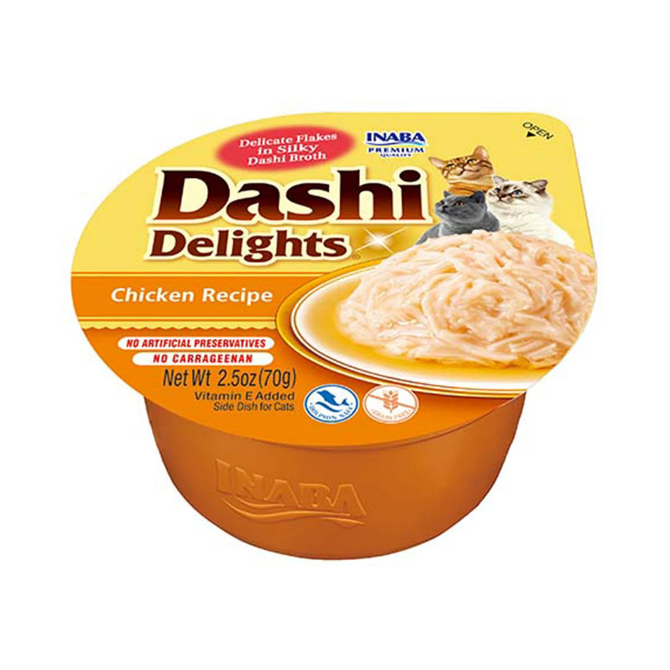 Ciao Dashi Delights pentru pisici, pui, 70 g | Inaba