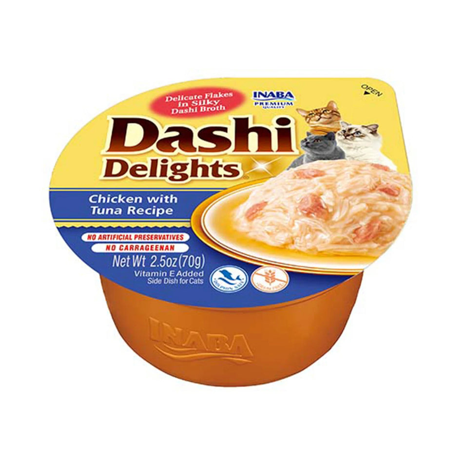 Ciao Dashi Delights pentru pisici, pui si ton, 70 g | Inaba