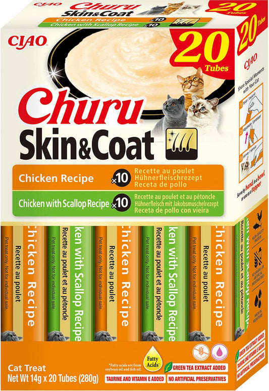 Churu Skin & Coat Mix Pui 280g (20 x 14 g) | Inaba
