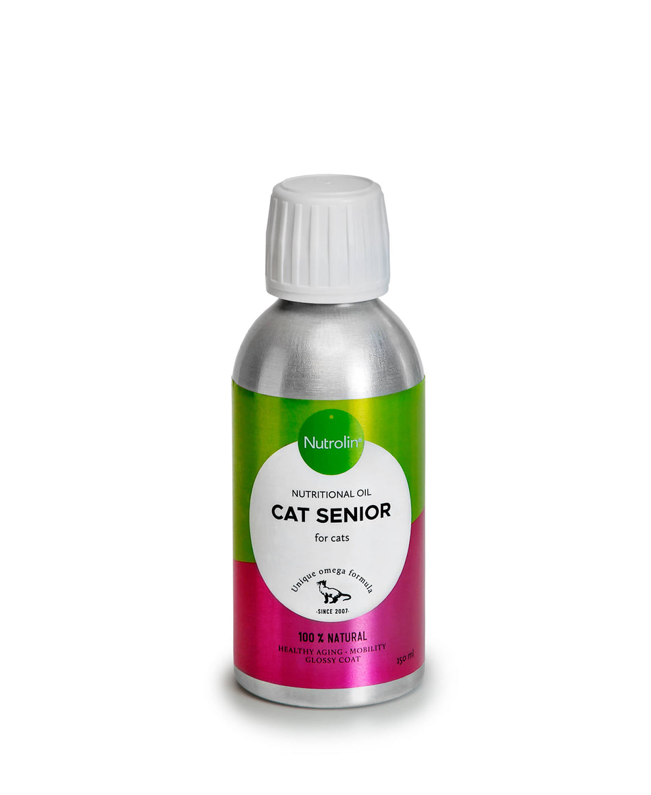 Nutrolin Cat Senior ulei cu Omega-3 pentru pisici senior, 150 ml