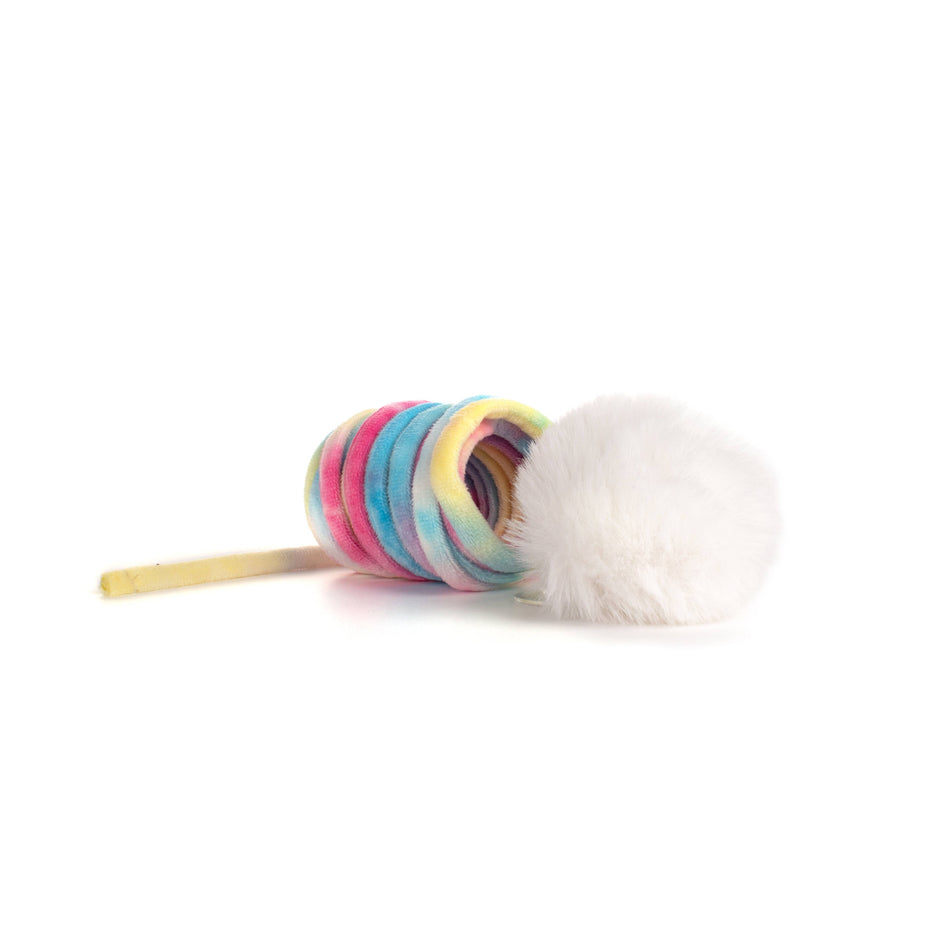 Zee.Cat Rainbow Fuzz Bunny jucarie interactiva pentru pisici