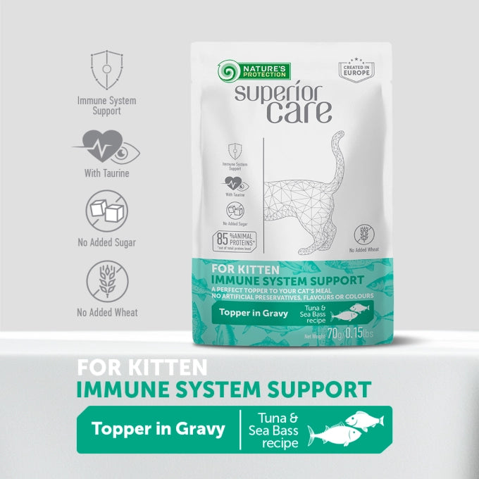 Nature's Protection Kitten topper ton si biban, 70 g