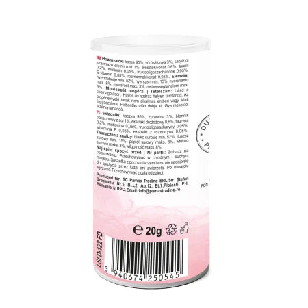 Pet's Dessert Picky Bites Urinary recompensa liofilizata cu rata si merisoare pentru pisici, 20 g